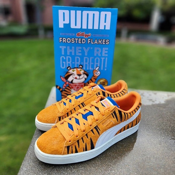 PUMA Kellogg\'s Frosted Flakes Sneakers Shoes Tony the Tiger 70th Men\'s Size 10 main image 9
